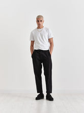 Load image into Gallery viewer, Black Cotton Twill Kurt Trouser
