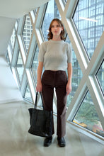 Load image into Gallery viewer, Corduroy Flared Pants in Brown
