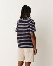 Load image into Gallery viewer, Navy Cote Stripe Dean Tee
