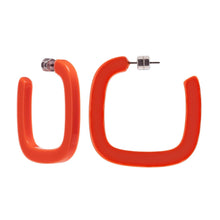 Load image into Gallery viewer, Midi Square Hoops
