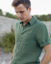 Load image into Gallery viewer, Pine Ola Short Sleeve Button Up
