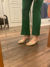 Load image into Gallery viewer, Green Fluor Ringo Mules
